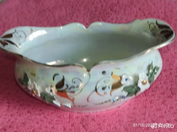 Конфетница или соусник, фарфор Винтаж