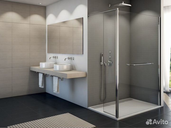 Душевая кабина без поддона