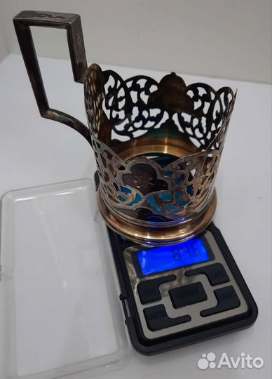 Подстаканник Кубачи СССР Серебро 875 проба