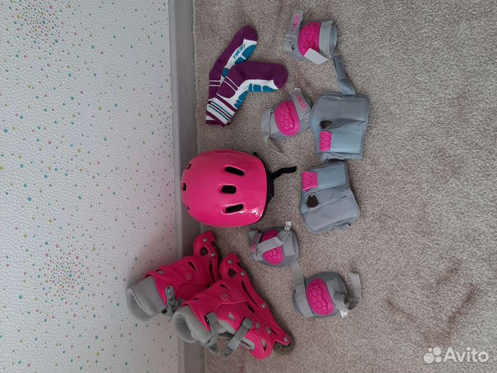 Детские ролики и защита