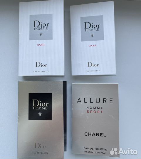 Dior Chanel пробники мужские Оригинал
