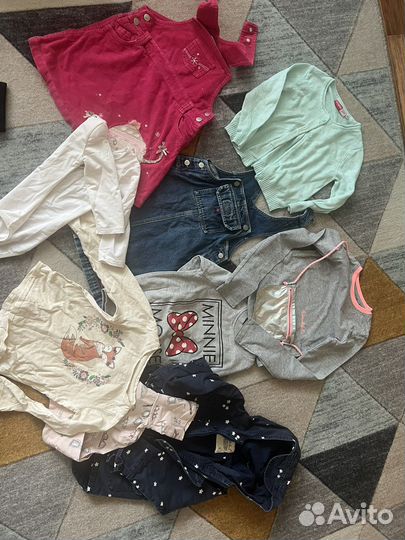 Вещи пакетом на девочку от лет двух