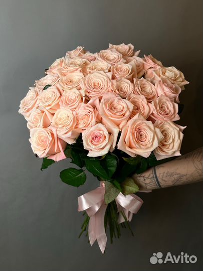 Букет из роз. 31 роза 70см.Премиального качества