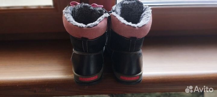 Ботинки для девочки 33 размер демисезонные, зимние