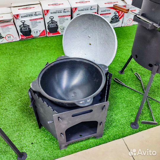 Печь для казана + мангал 3в1 3мм