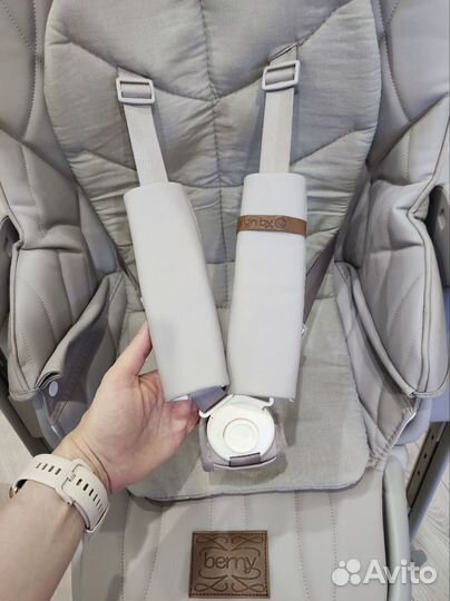 Стульчик для кормления happy baby berny lux new