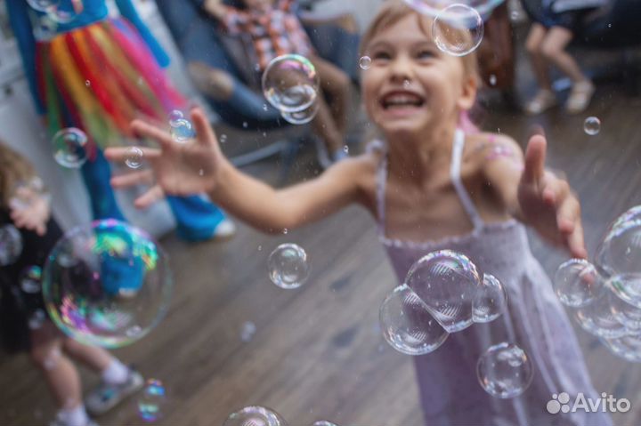 Шоу мыльных пузырей. Аниматор