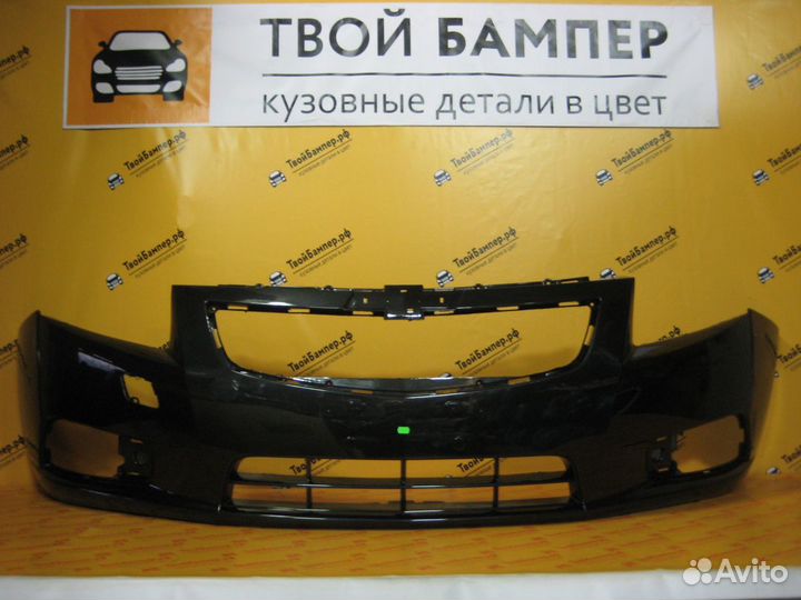 Бампер передний Chevrolet Cruze 2009 цвет черный