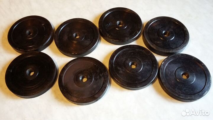 Гантели 15 кг каждая (сборные )