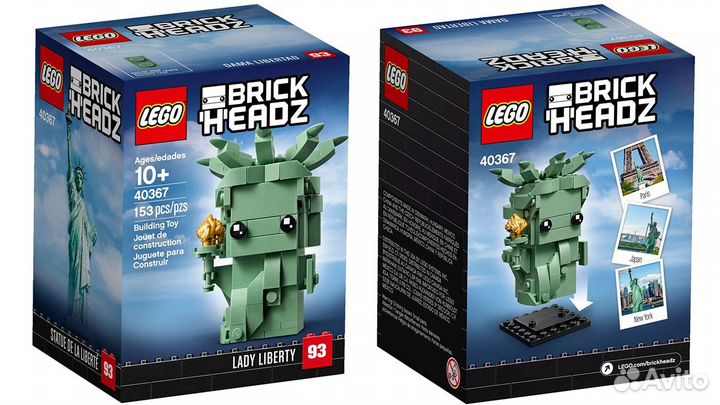 Конструктор lego BrickHeadz 40367 Статуя Свободы