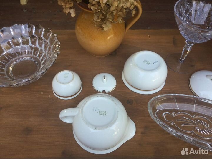 Посуда СССР стекло фарфор