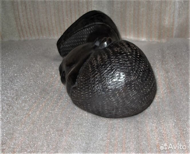 Бюст африканского мальчика из дерево