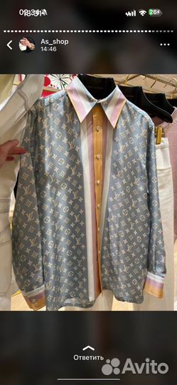 Блузка рубашка louis vuitton оригинал