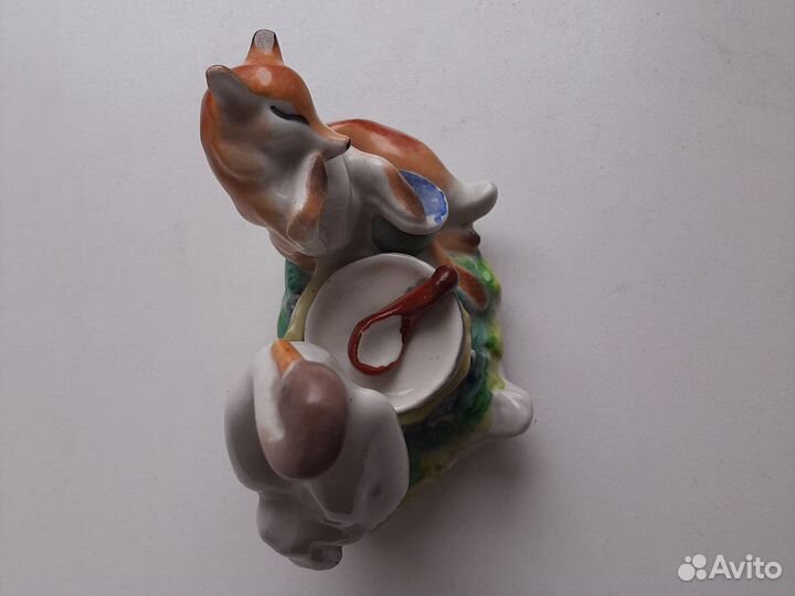 Статуэтка Лиса и Журавль 0бмен