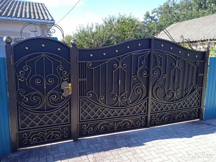 Кованые навесы, заборы, ворота