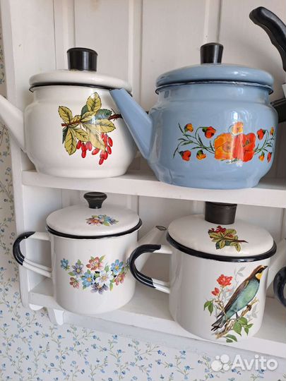 Эмалированный чайник заварочный, СССР