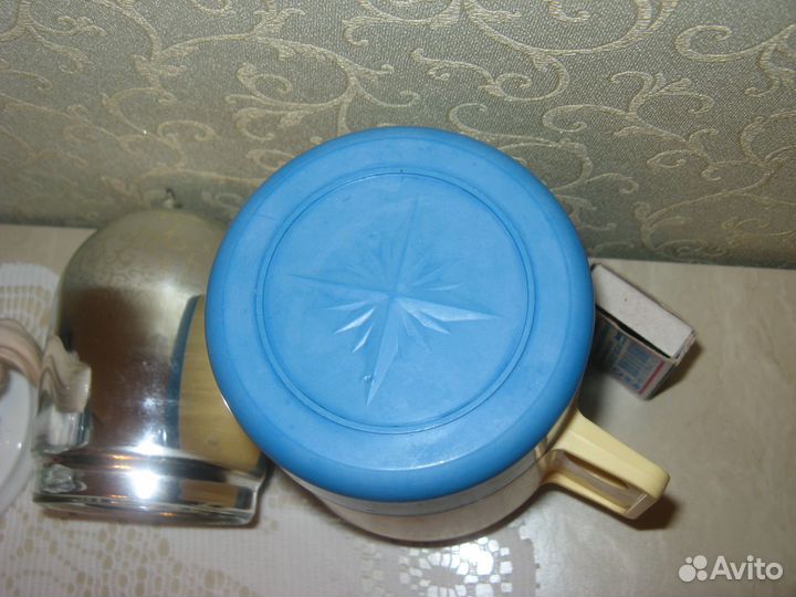 Термос-кружка СССР стеклянная колба 0,2 л