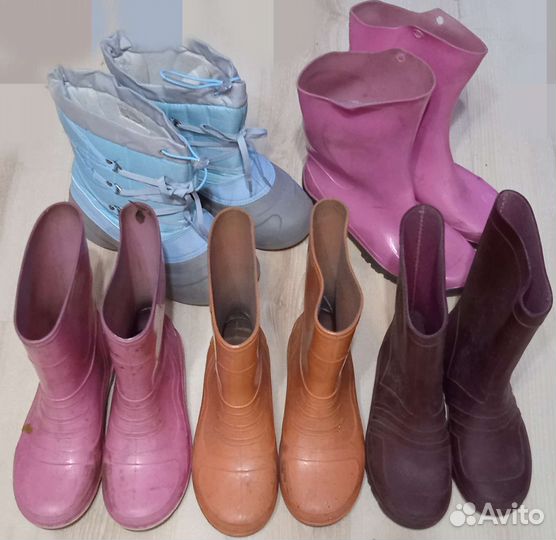 Штаны и куртка непромокаемые р128-1300, сапоги 100