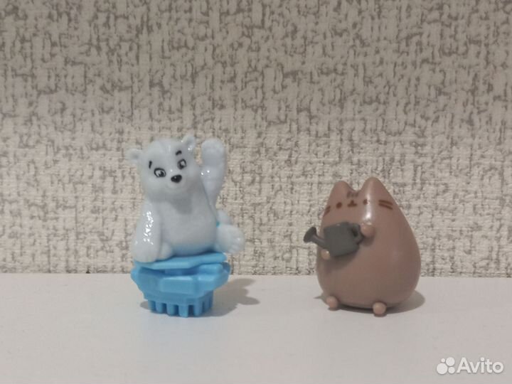 Киндер игрушки natoons и pusheen