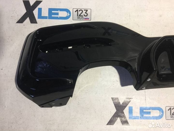 Юбка заднего бампера BMW F20 M Performance LCI