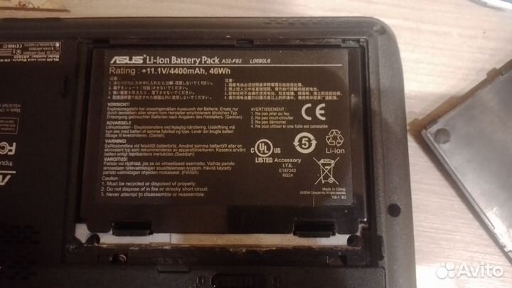 Ноутбук asus K40IN для бу