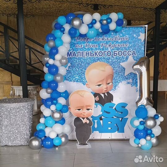 Баннер на день рождения мальчику