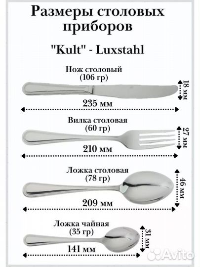 Столовые приборы