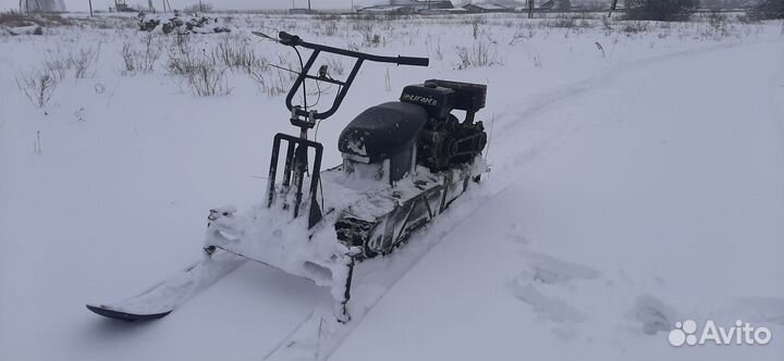 Самодельный мини снегоход(обмен)