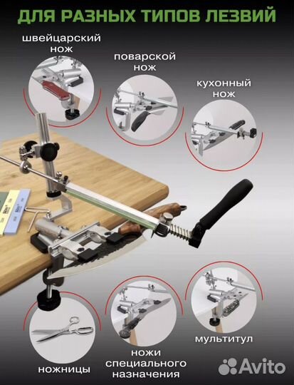 Точилка для ножей Ruixin Pro RX 009+Реечник