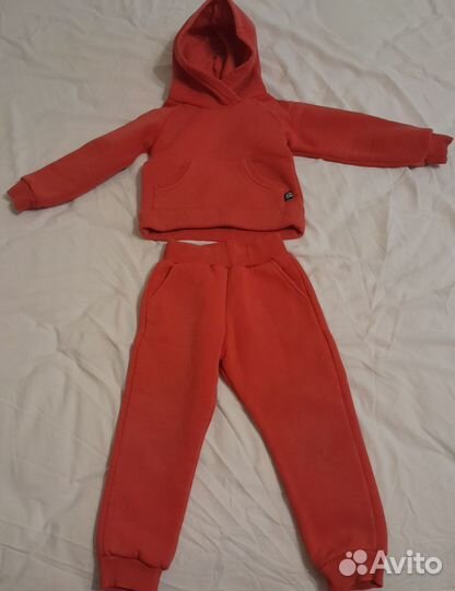 Флисовый костюм утепленный детский 98