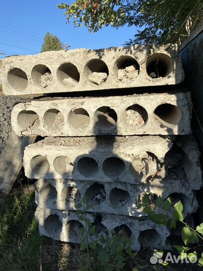 Плиты перекрытия пустотные б/у