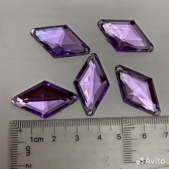 Стразы пришивные акрил