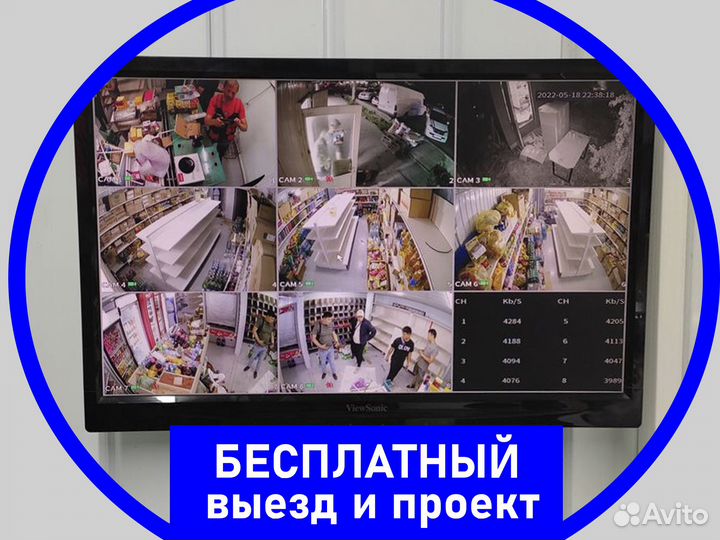 Видеонаблюдение IP,интернет 4g