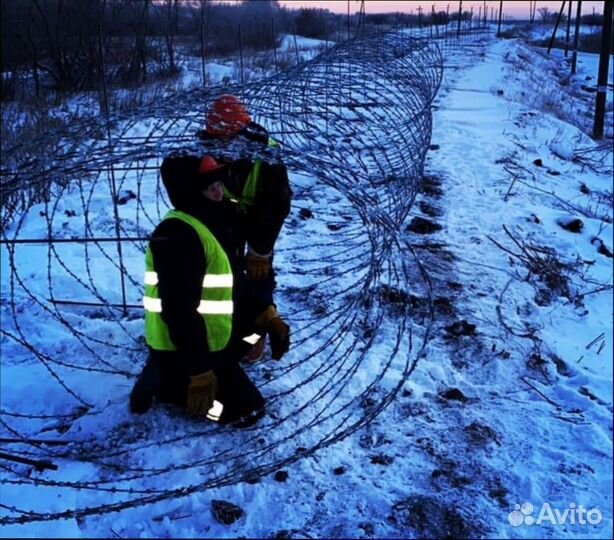 Монтаж установка Егоза, ограждение сбб акл