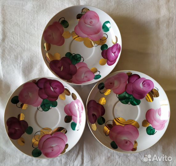 Блюдце винтаж Дулево СССР