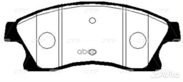 Ckkd-21 Колодки тормозные дисковые GK0449 CTR