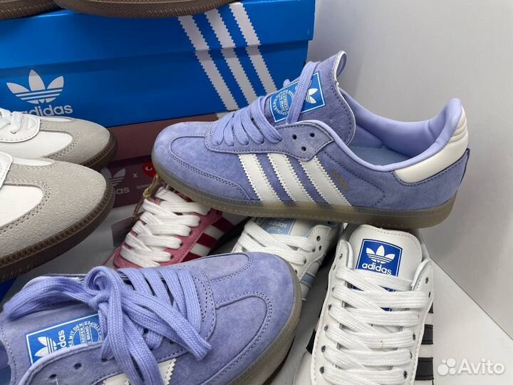 Кроссовки Adidas Originals Samba Og Blue Heart S2