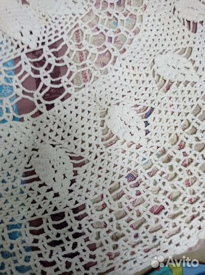 Скатерть ручная работа крючком.Торг уместен