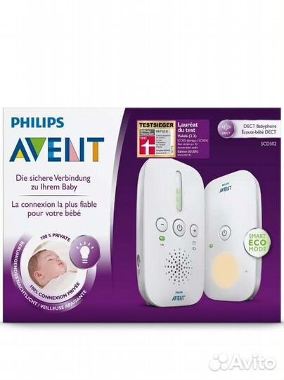 Радионяня philips avent цифровая SCD502/52