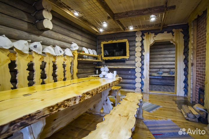 Баня на дровах. Русские бани