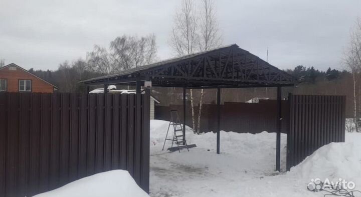 Навесы прямые