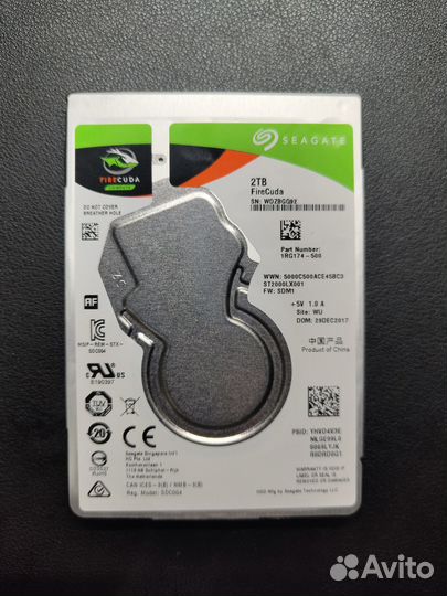 Жесткий диск Seagate barracuda 2TB 2.5