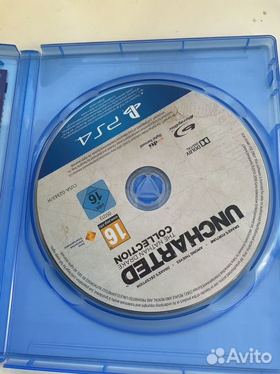 Uncharted коллекция ps4 диск