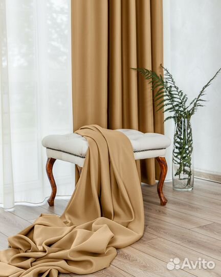 Портьеры блэкаут Марсель Карри шторы