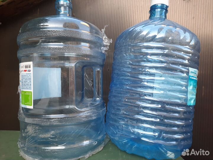 Пластиковые бутылки 19 литров