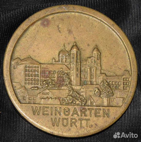 Настольная медаль фабрики Maschinenfabrik