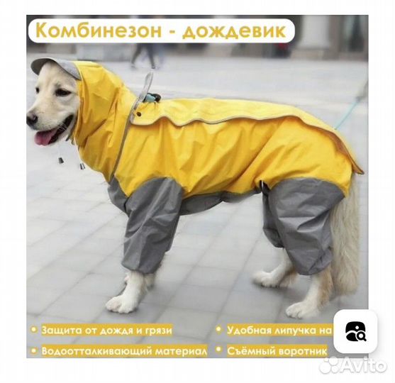 Комбинезон для средней собаки