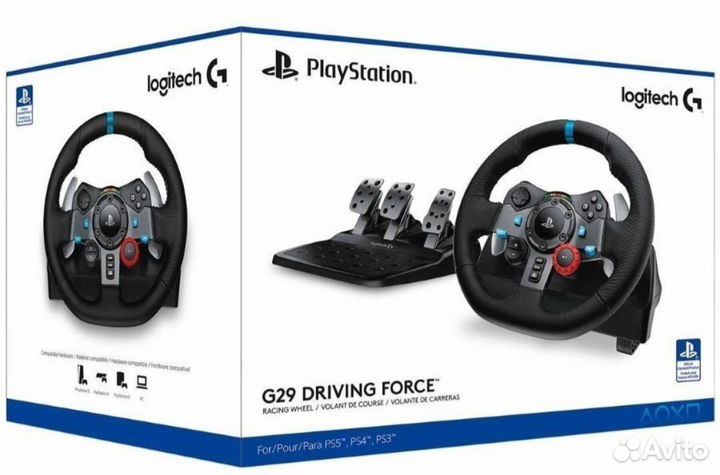 Руль Logitech, руль ThrustMaster новый