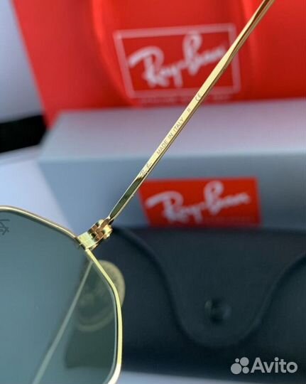 Очки ray ban octagonal черные