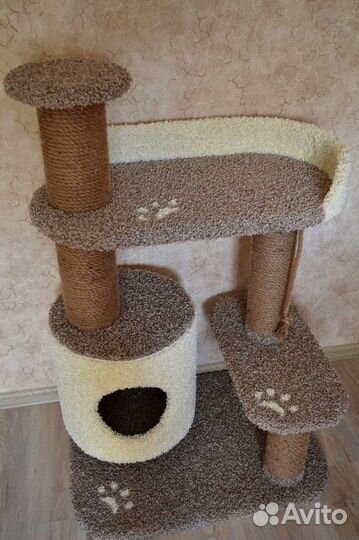 Когтеточка, столбик, домики, лежанка,котенка,кошка
